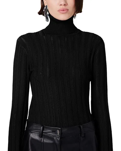 Toccin Nancy Turtleneck Sweater In Black