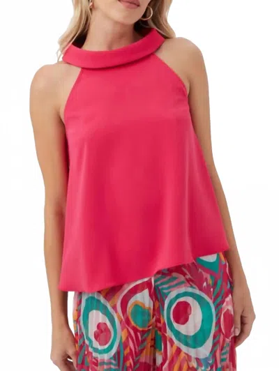 Trina Turk Eze Halter Top In Pink