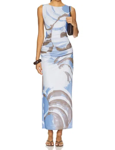 Sovere / Whirl Mesh Dress In Slate In Multi