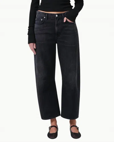 Citizen Of Humanity Miro Mid-rise Relaxed Jeans In Black