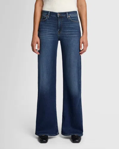 7 For All Mankind Lotta Luxe Vintage High Rise Relaxed Jean In Cisco Wash In Blue