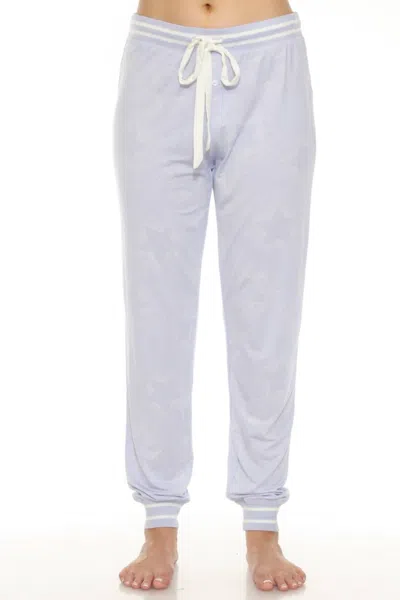 Pj Salvage Twinkle Star Jam Pant In Blue Mist In Blue