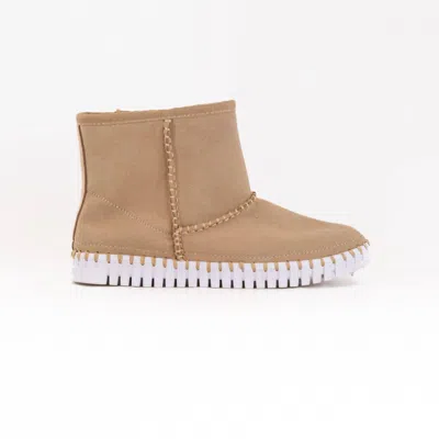 Ilse Jacobsen Women's Suede Ankle Boots In Latte In Multi