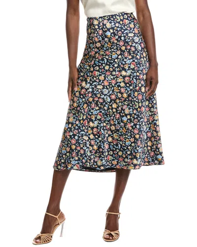 Vince Camuto Bias Maxi Skirt In Multi