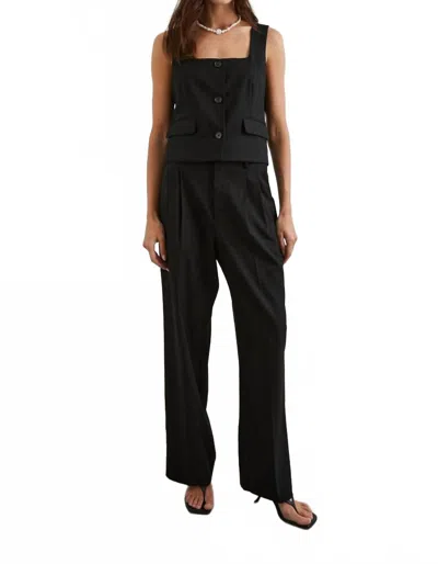 Rails Guilia Vest In Black Twill In Multi