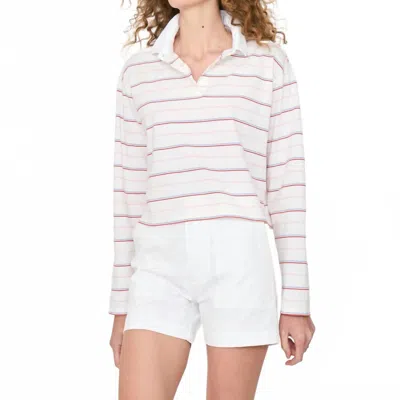 Kule The Lexi Top In Cream Multistripe In White