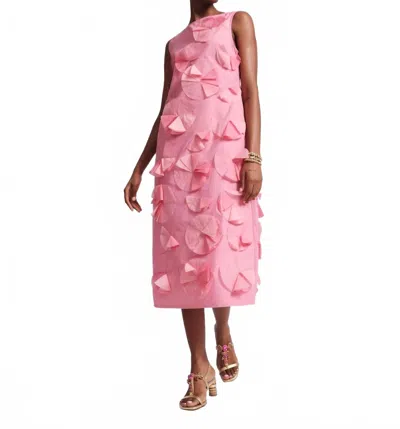 Frances Valentine Origami Flower Dress In Pink