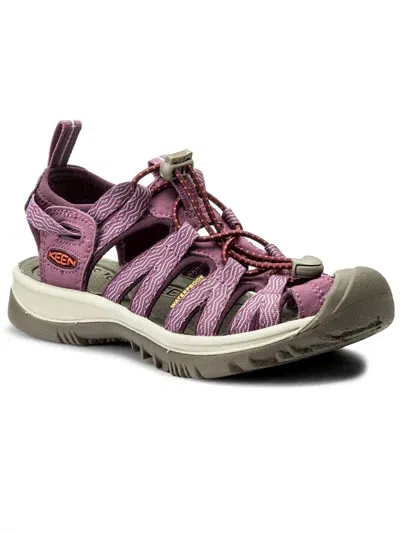 Keen Women's Whisper Closed Toe Sandals In Grape Wine Purple In Multi