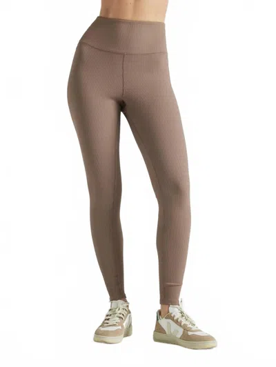 Losano Renew Rib Leggings In Pine Bark In Multi