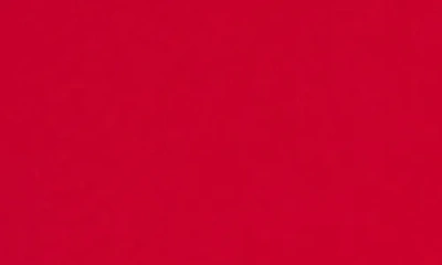 Tiny Tribe Core Ruffle Shoulder Cotton Jersey Romper In Red