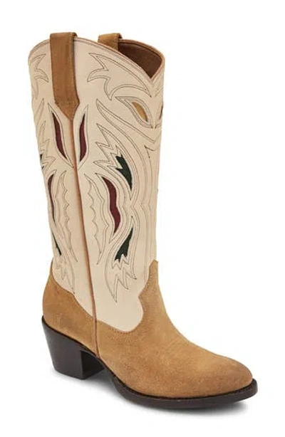 Frye Shelby Deco Stitch Western Boot In Multi