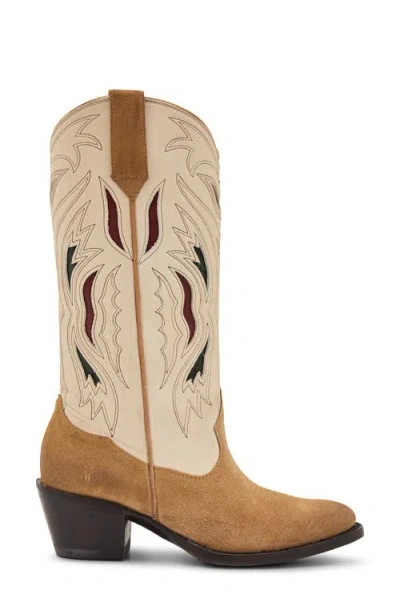 Frye Shelby Deco Stitch Western Boot In Multi