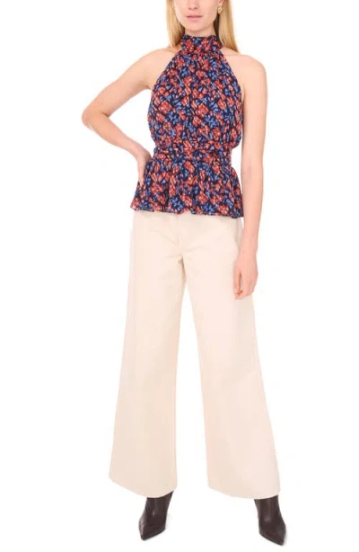 1.state Sleeveless Print Top In Blue