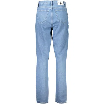 Calvin Klein Blue Cotton Jeans & Women's Pant In Blue