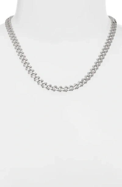Open Edit Ball Link Chain Necklace In Metallic