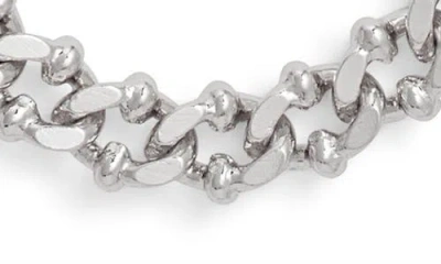 Open Edit Ball Link Chain Necklace In Metallic