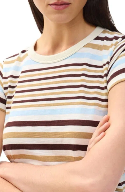 Rag & Bone The Slub Stripe T-shirt In Multi