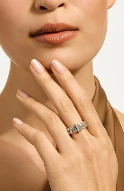 John Hardy Icon Link Ring In Silver