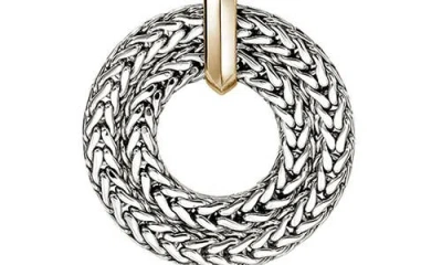 John Hardy Sterling Silver And 14k Yellow Gold Icon Link Pendant Necklace