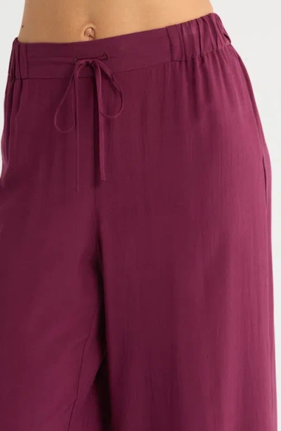 Natori Sleek Silk-modal Cami Pajama Set In Purple