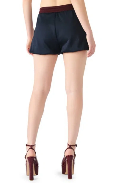 Steve Madden Daisy Drawstring Shorts In Blue