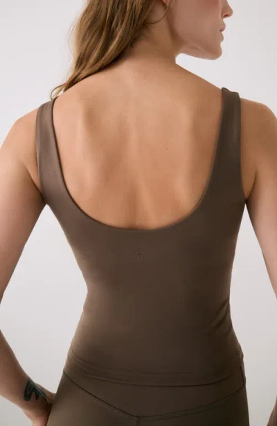 Lole Serene Support Tank In Brown