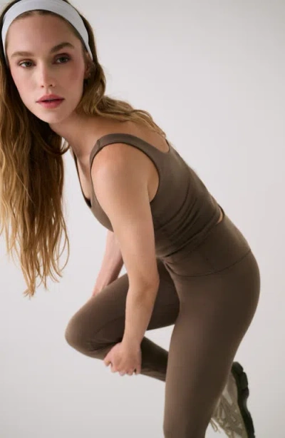 Lole Serene Support Tank In Brown