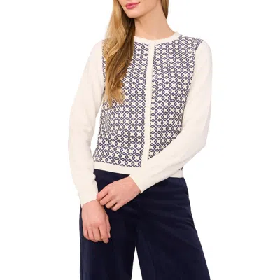 Ted Baker Laoshen Colorblocked Cardigan In Red