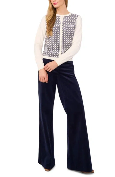 Ted Baker Laoshen Colorblocked Cardigan In Red