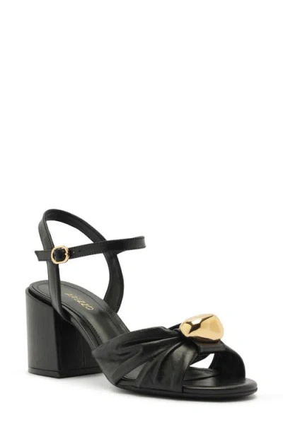 Arezzo Women's Flora Mid Block Heel Sandals In Black