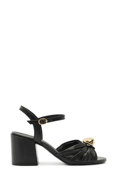 Arezzo Women's Flora Mid Block Heel Sandals In Black