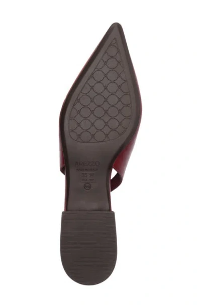 Arezzo Women's Farrah Slingback Ballet Flats In Burgundy