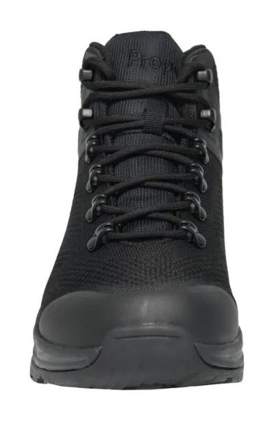 Propét Conni Water Resistant Hiking Boot In Black