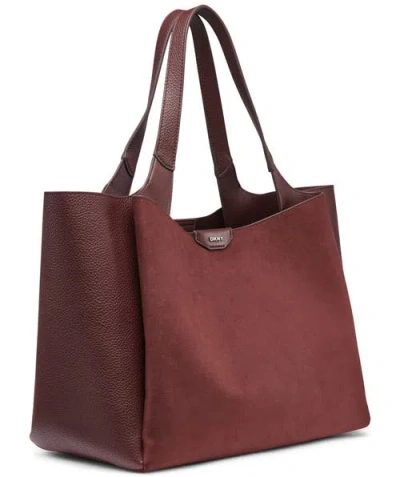 Dkny Willa Tote In Burgundy