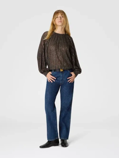 Missoni Ausgestellter Rundhalspullover Mit Lamé-streifen In Multi