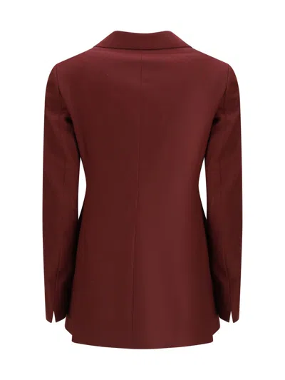 Lardini Double-breasted Blazer In Brown