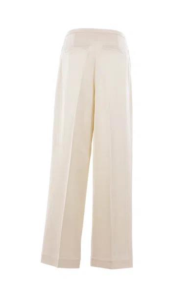 Rohe Relaxed Satin Drawstring Pants In White