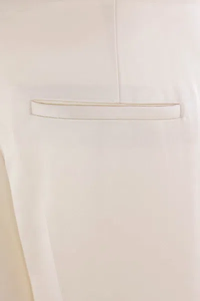 Rohe Relaxed Satin Drawstring Pants In White