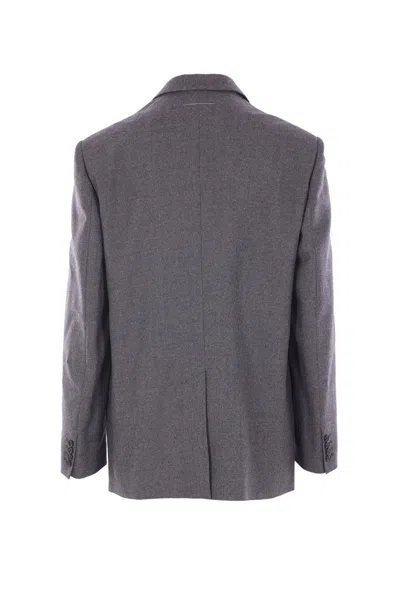 Mm6 Maison Margiela Wool Jacket Jackets Grey In Gray