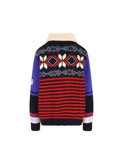 Giada Benincasa Fair Isle-pattern Zip-up Cardigan In Multi