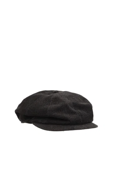 Taiga Takahashi Corduroy Beret In Black