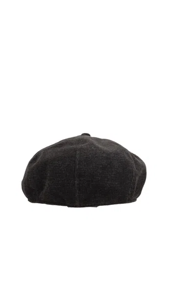 Taiga Takahashi Corduroy Beret In Black