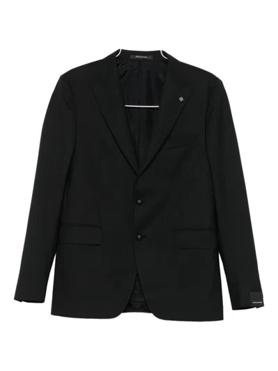 Tagliatore Two-button Blazer In Black