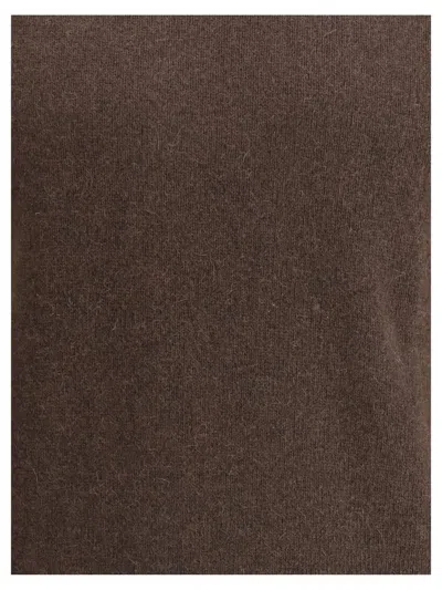 Brooksfield Crew-neck Sweater In Brown