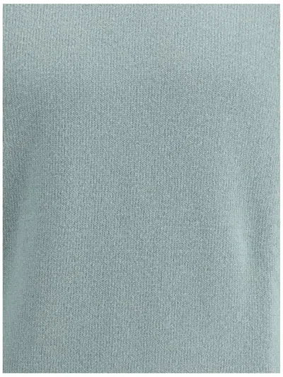 Brooksfield Virgin Wool Turtleneck Sweater In Green