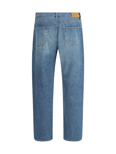 Saint Laurent High-rise Denim Jeans In Blue