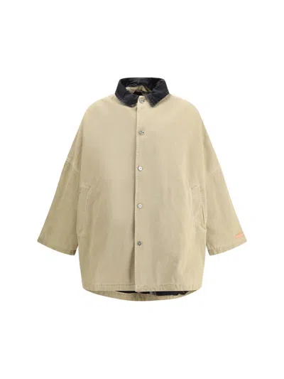Pdf Channel Oversized Cotton Jacket In Neutral