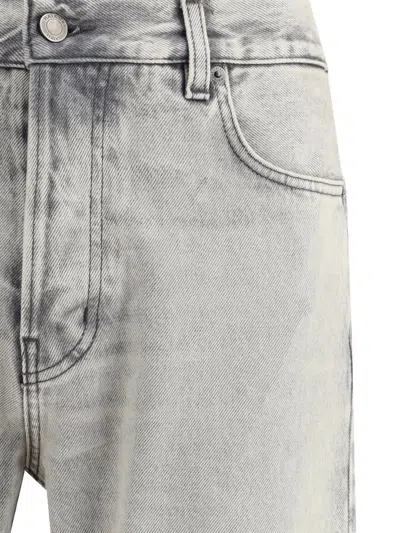 Haikure Acid-wash Jeans In Gray