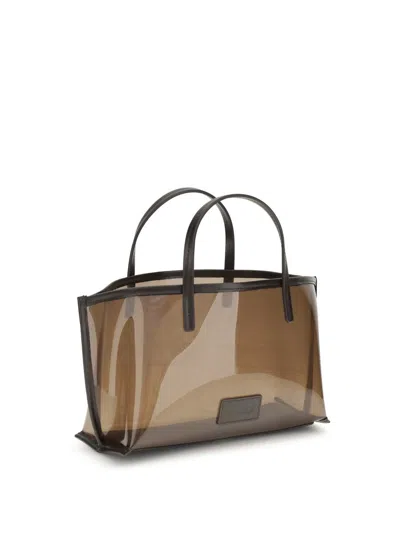 Staud Mini Christos Tote Bag In Brown