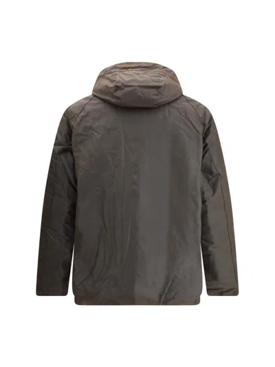 Barbour Beaufort Cotton Hooded Coat In Brown